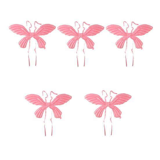 

5 шт. воздушные шары с крыльями, креативные воздушные шары без утечек, изысканные антидеформированные легкие декоративные алюминиевые пленки, детские воздушные шары с крыльями бабочки, товары для вечеринок