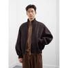 GXG Men's Stand Collar Double-Faced Wool Short Coat