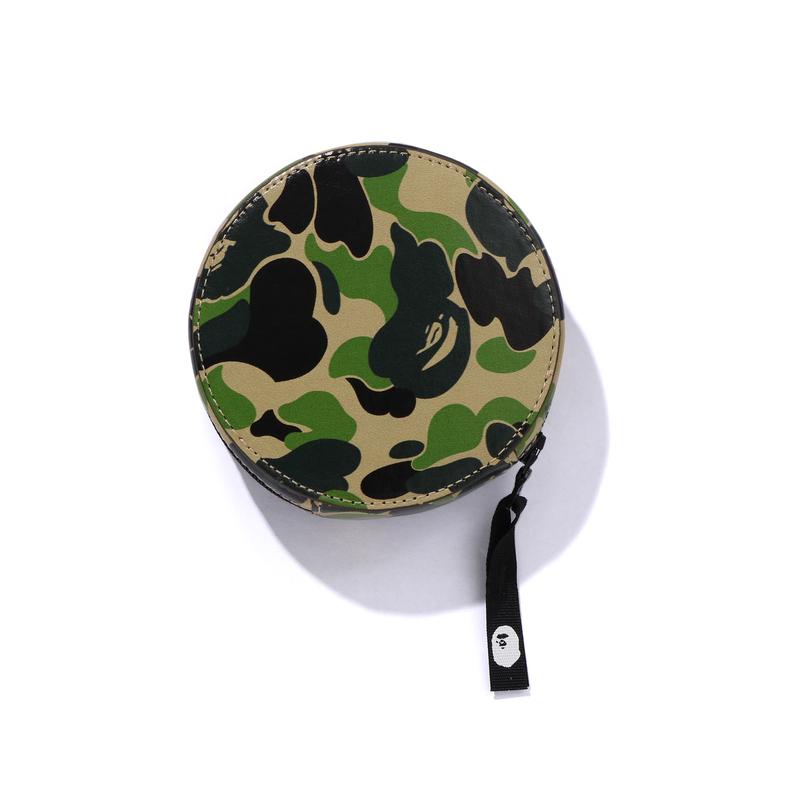 A Bathing Ape Camouflage Shark Round Design PU Wallet Unisex Wallet Blue Green Pink 0ZXSGM012901P