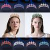 Baroque Wedding Hair Tiara Headpieces Jewelry Crystal Bridal Tiara Crown High-end Rhinestone Diadem Veil Tiaras Birthday Gift