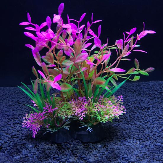 Aquarium Dekoration Hohe Simulation Dekorativ Farbecht Künstliches Wassergras Aquarium Dekoration für Heimdekor