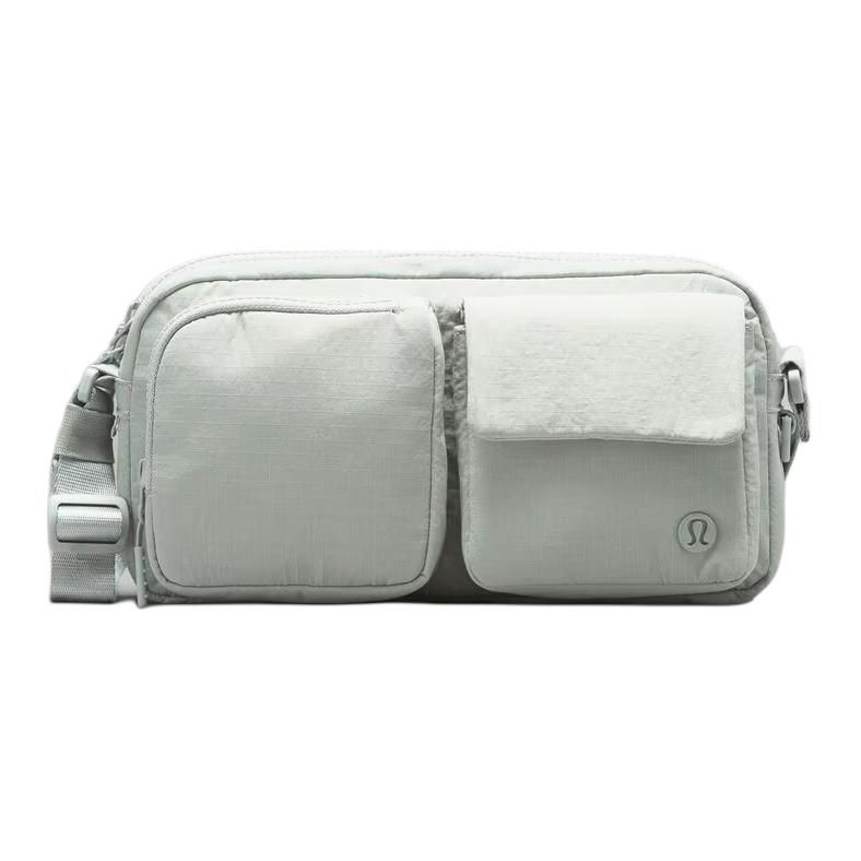 

Lululemon Multi-Pocket 2.5L Zipper Crossbody Bag Unisex Bags Jade-Grey LU9BJ8S-036303 Jade Lime