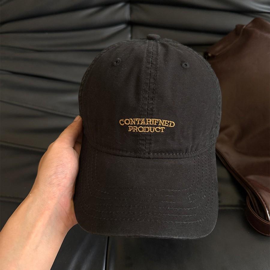 Vintage American Style Embroidered Baseball Cap With Sun Protection For Men And Women