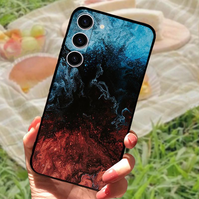 For Samsung S23 S 23 Ultra Case Cover Marble Painted Cases for Samsung Galaxy S23 Plus + Silicone Bumper GalaxyS23 Phone Bags