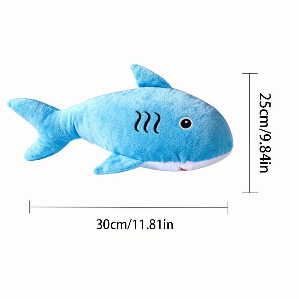 Giant Shark Dog Squeaky Toy - Durable Plush Pet Toy for Self-Play, Chew Resistant Design to Relieve Boredom,