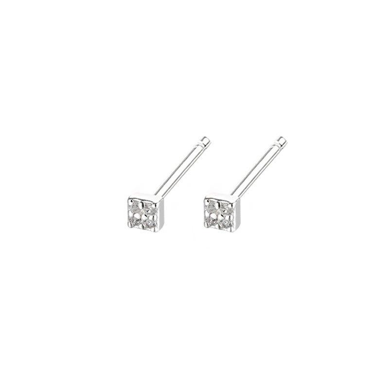 All-match Earrings New Year's Trendy Earrings Are Small and Fresh Inlaid with Temperament Earrings Simple for Women