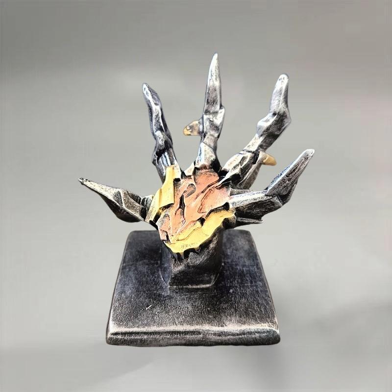 Death Stranding Resin Desk Ornament With Game Controller Phone Stand For Gift And Decor