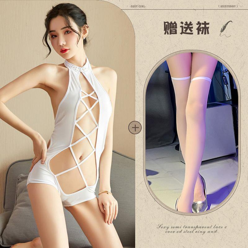 Nuovo intimo sexy pigiama sexy bidimensionale carino cavo schiena scoperta tentazione stile retrò uniforme 155