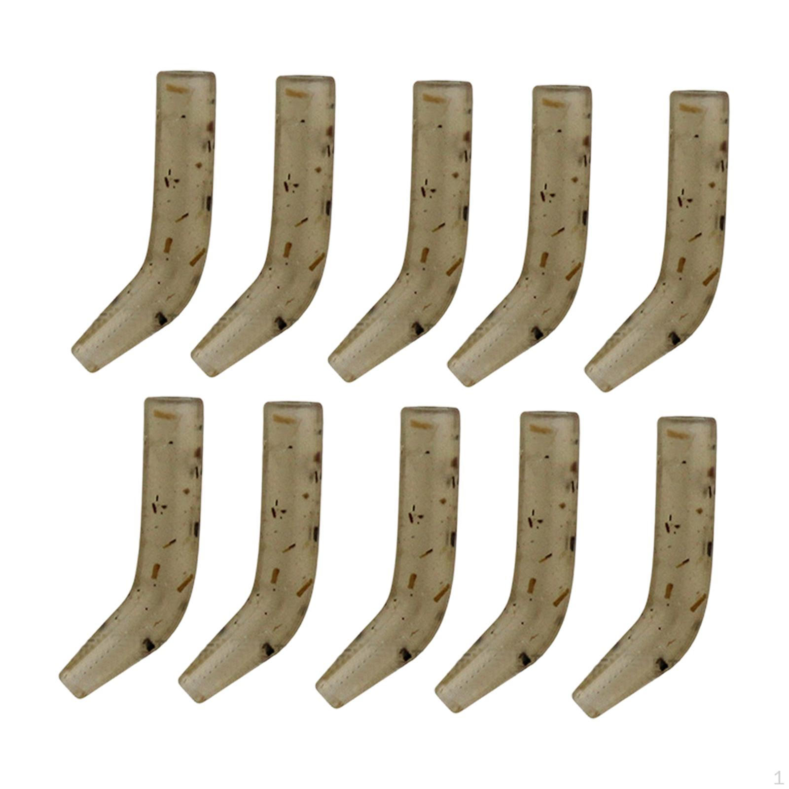 

10 Carp Fishing Hook Kickers Rubber Sleeves Terminal Tackle Short Line Aligner Anti-Sleeve spot L