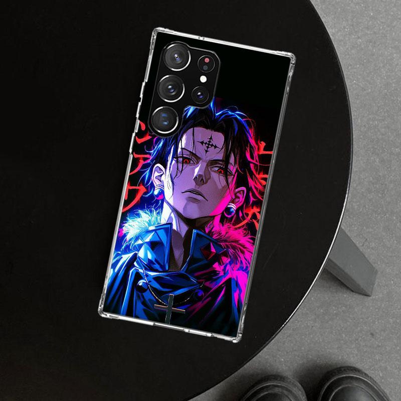 Huner X-Hunters Chrollo Shizuku Phone Case Cover for Samsung Galaxy S26 S25 Edge S24 S23 Ultra S22 Plus S21 FE S20 + Art Customi