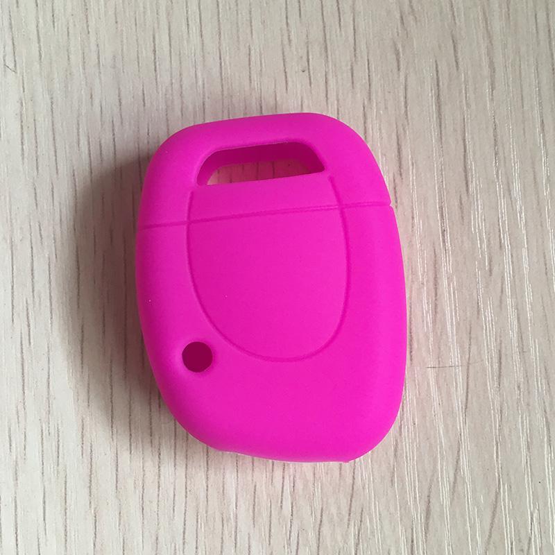 Silicone Rubber Car Key Cover Case For RENAULT TWINGO CLIO KANGOO MASTER Key