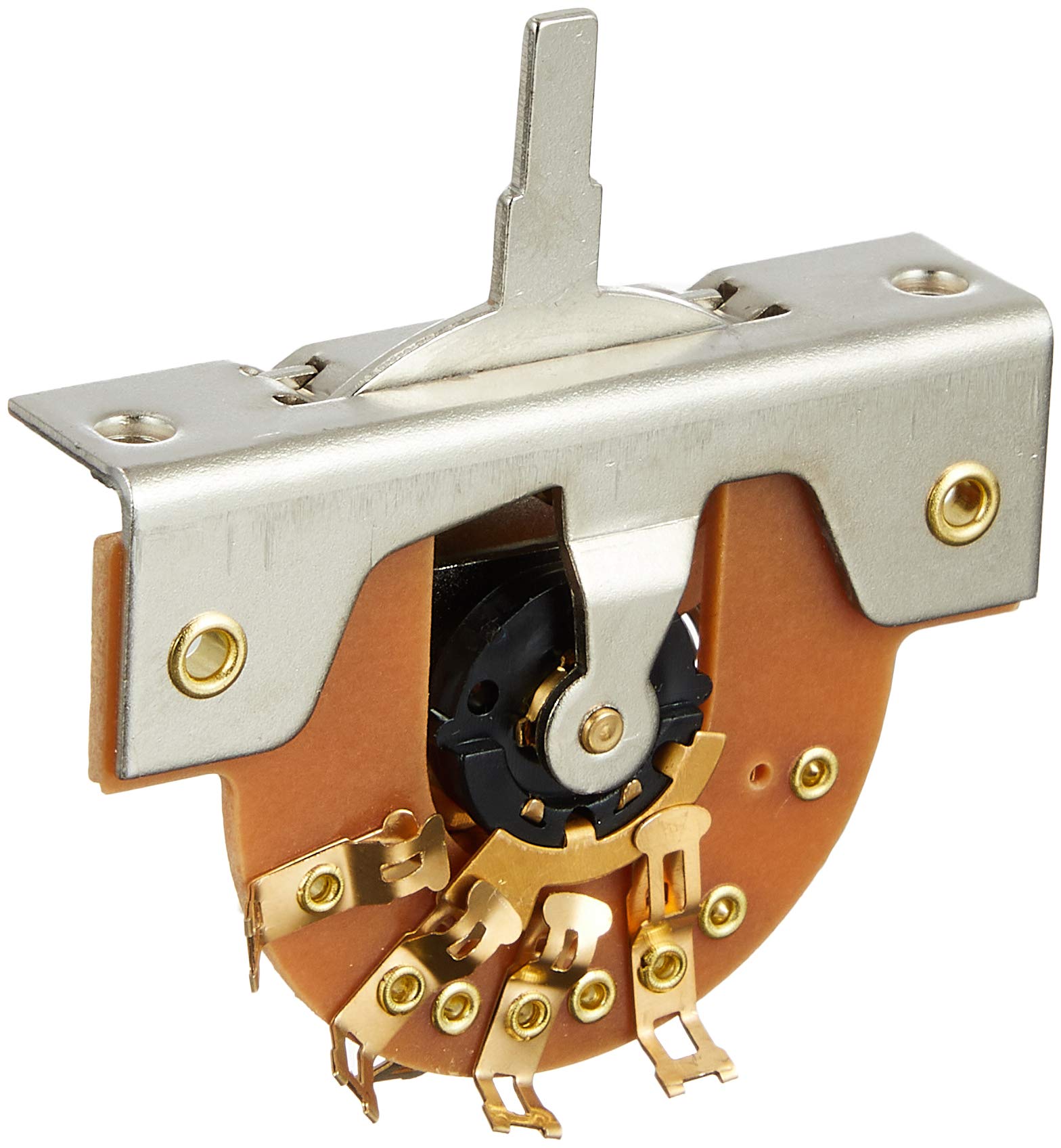 

Scud DM-30GS 3-way lever switch with gold terminals, made in Japan