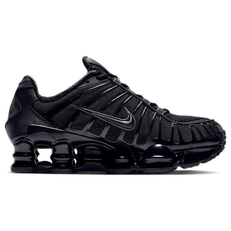 Nike Shox TL Black 2019 Women Sneakers Metallic-Hematite Max-Orange AR3566-002