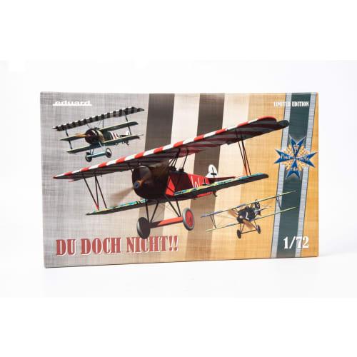 Eduard 1/72 Limited Edition German Air Force Du Doch Nicht! (Don't Shoot!) Triple Combo Plastic Model Kit EDU2135