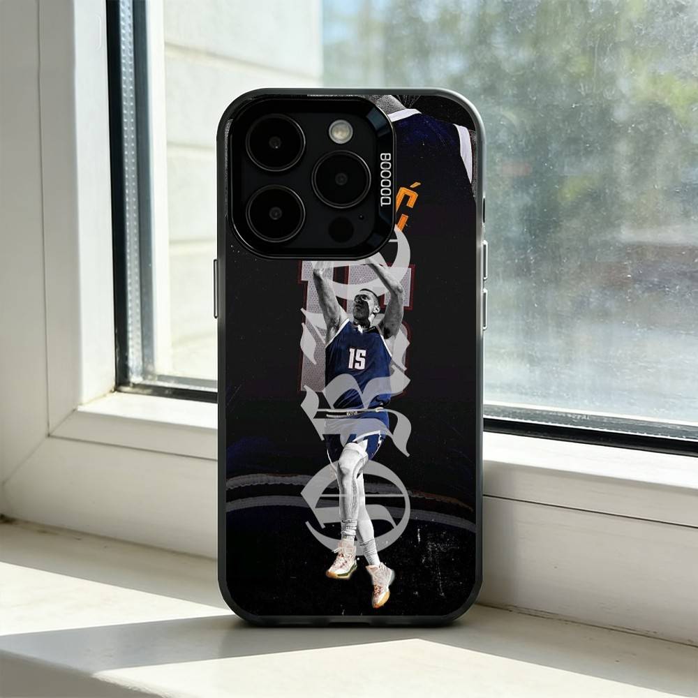 

Basketball Sport N-Nikola Jokic Phone Case For iPhone 17,16,15,14,13,12,11 Plus,Pro Max,XS,Colorful Silver Black Cover iPhone15pro