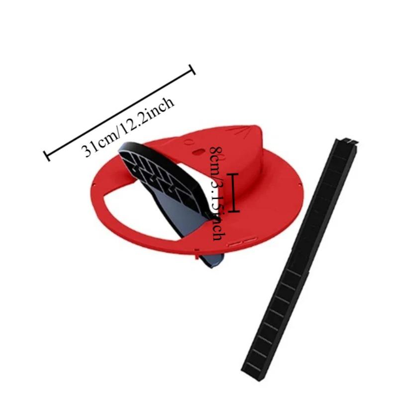 

Flip Cover Trap for Indoor and Outdoor Automatic Reset Flip Cover Trap for Killing and Catching Mice червоний