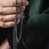 Manufacturer Silver Men's Necklace Men's Retro Pendant Accessories Clavicle Chain Chinese Style Beast Pattern Taijiao Chain