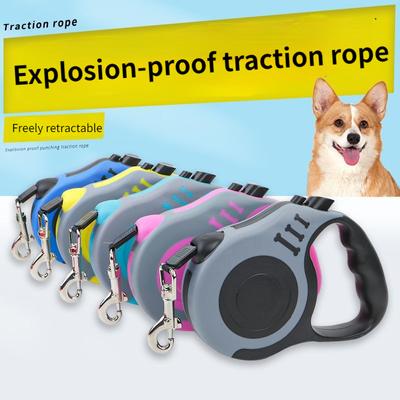 Automatisch einziehbare Hundeleine, verstellbare Hundekette, Haustierleine, explosionsgeschützter Punch