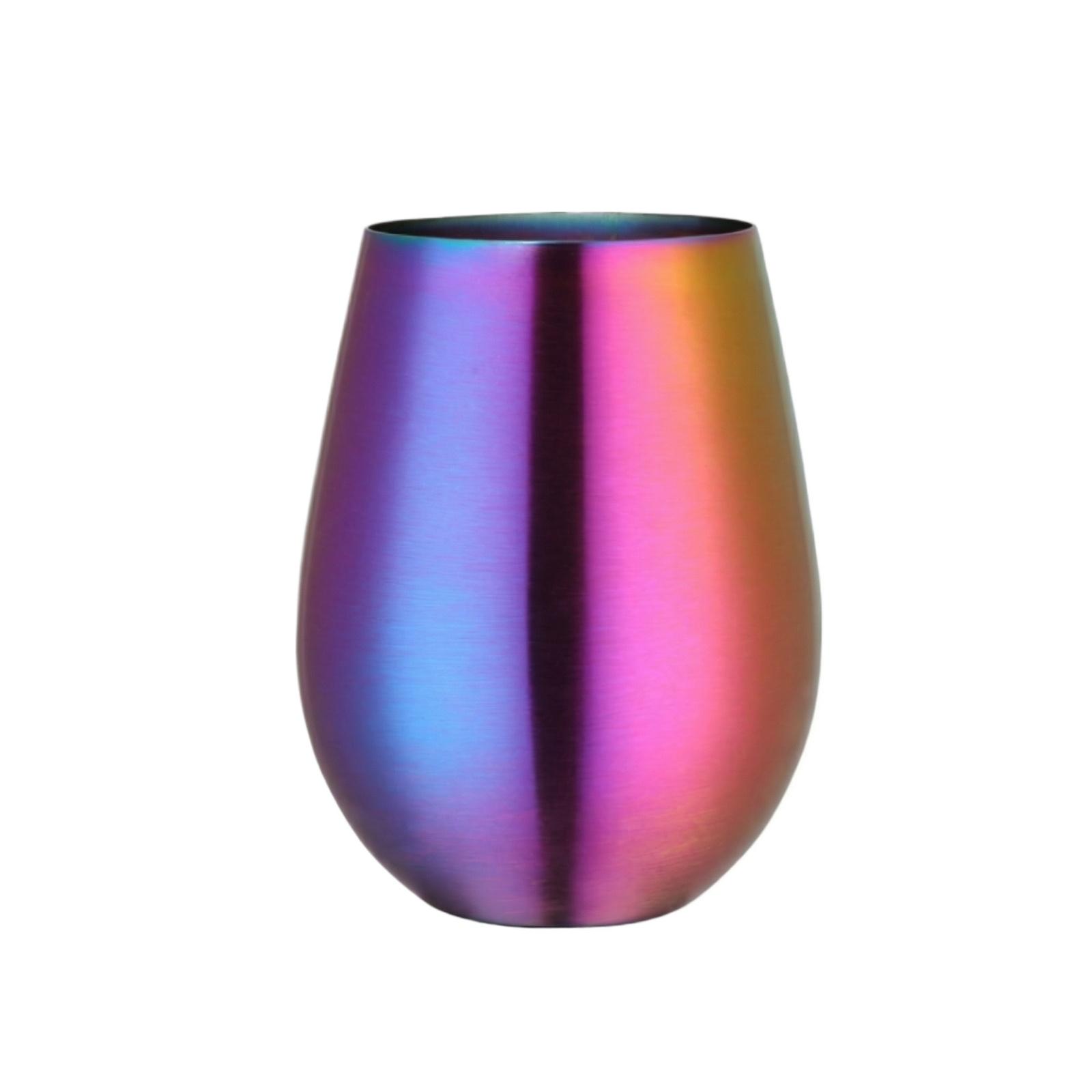 Stainless Steel Egg Shaped Water Glass and Beer Glass