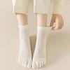 5 Finger Boat Sox Women Toe Socks Fashion Breathable Summer Ladies Girl Ultrathin Invisible Cotton Five-Finger Sock