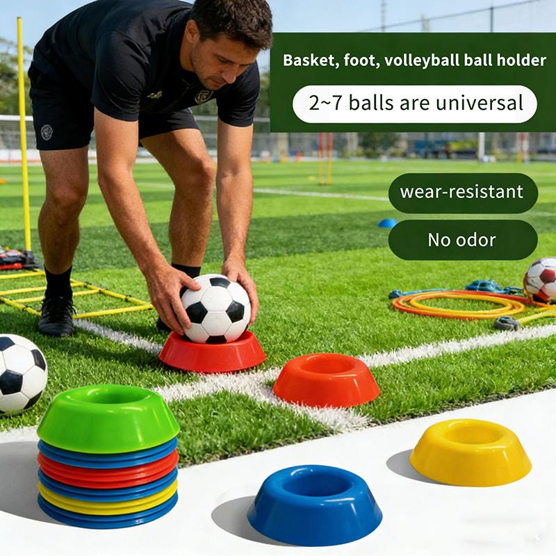 1/5Pcs Heavy Duty Plastic Sphere Display Rack Versatile Ball Holder For Basketball Football Volleyball Bowling Soccer Sports