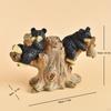 Bear Figurine, Animal Decoration for Living Room Shelf