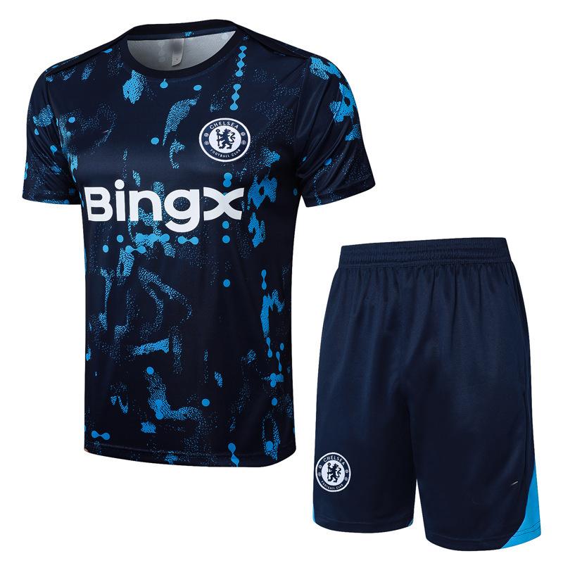 Football Training Jersey 2425 Riyadh Chelsea Barcelona Paris Real Madrid Arsenal Jersey Short-Sleeved Set
