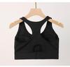 Shockproof High-Strength Sports Bra with Fixed Cups - Thin, Beautiful Back Design for Summer