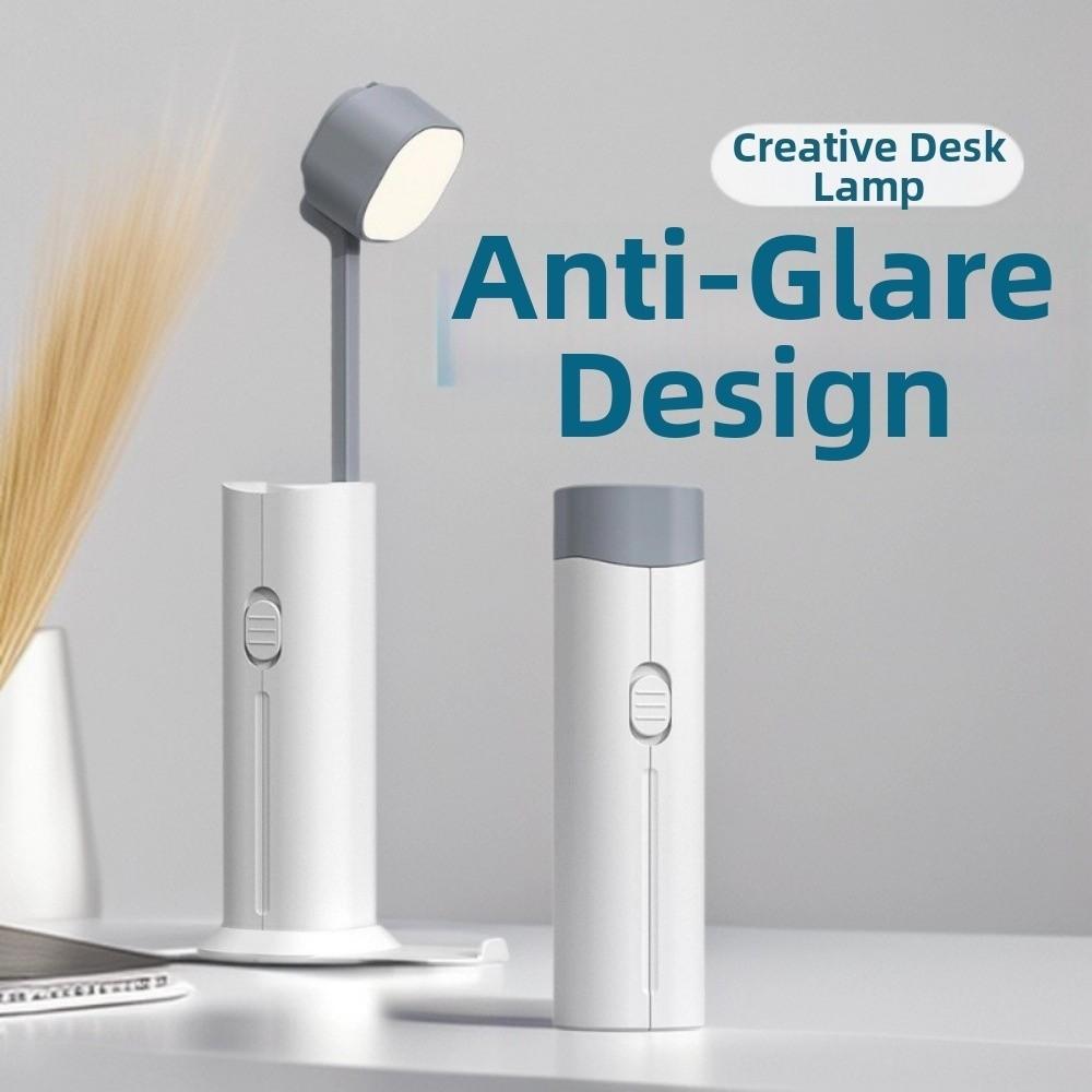 Eye Protection Foldable Desk Lamp with Flashlight Bright Enough Reading Table Lamp Strong Light Foldable LED Night Light