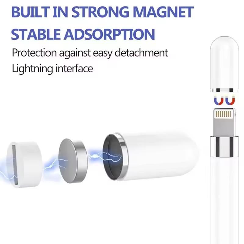 Xiaomi Magnetic Stylus Pen Replacement Cover Caps Suitable for Apple IPencil 1st Generation Portable Magnetic Pencil Protective Cap