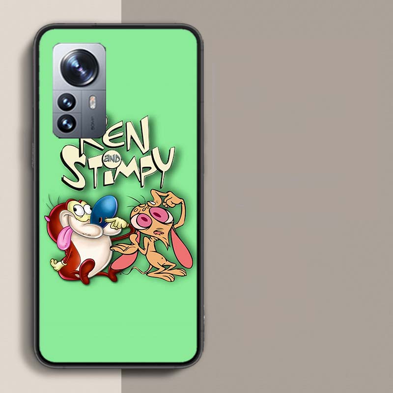 Anime Ren and S-stimpy Phone Case For Redmi Note 15 Pro 5G 14 13 12 Pro Plus 11 11T 11E 11S 10 Pro 10S 9 9S Cover Cell Clear Wit