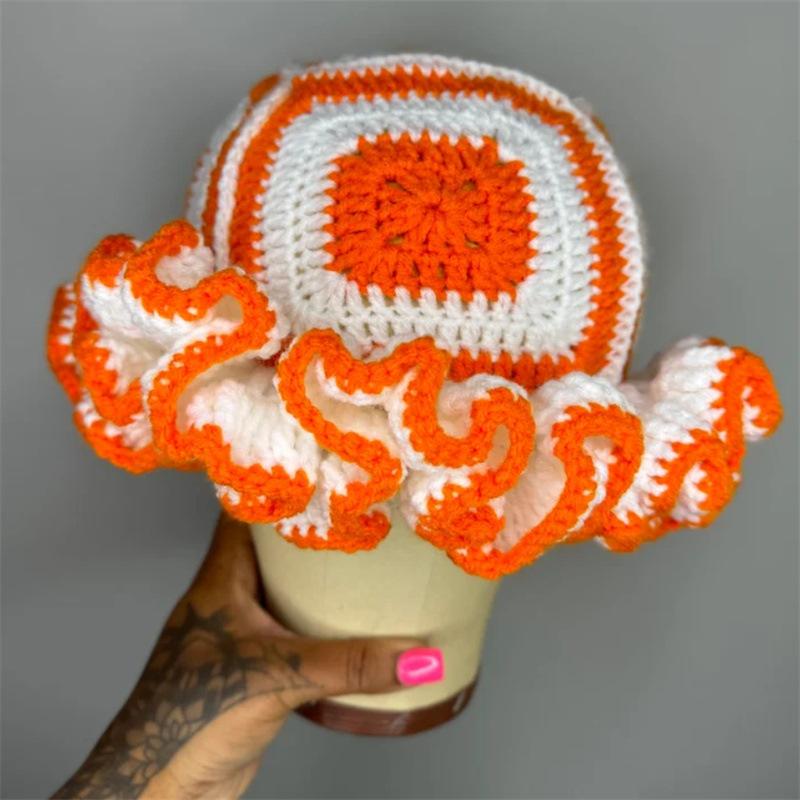 

Новая связанная вручную шапка шута, клоунская шапка с кошачьими ушками, стильная взрослая шапка Adult 57-59cm