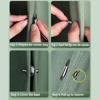 9 Sets Curtain Magnets Closure Double Sided Magnetic Curtain Clips for Prevent Light Leaking Keep Curtain Closed for Home Office