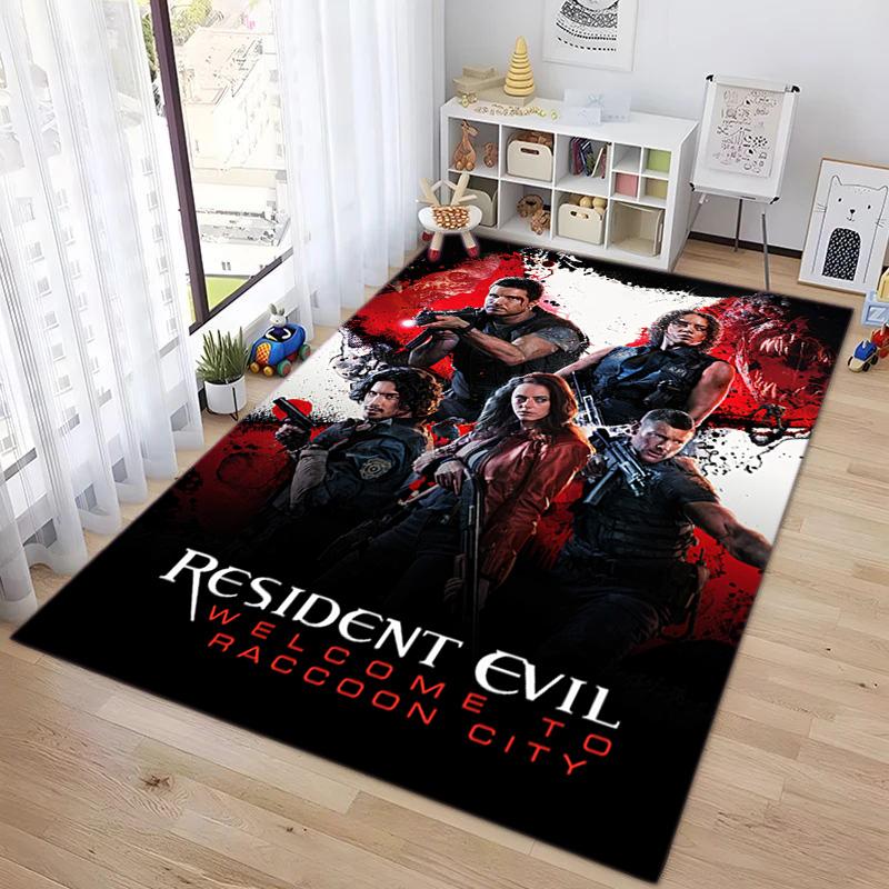 Sci-Fi game Resident Evil, Umbrella Corporation, soft carpet, home living room, office chair pad, door mat, door mat carpet U9