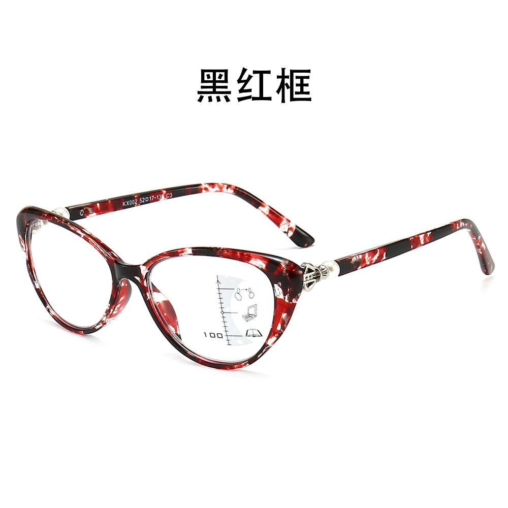 Modische Lesebrille mit progressiven Mehrstärken und Blaulichtfilter für Nah- und Ferngebrauch