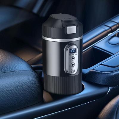 Tasse Isotherme en Acier Inoxydable Grande Capacité 500ML Bouteille Intelligente de Voyage pour Voiture Bouilloire Électrique Portable d'Extérieur
