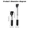 Bicycle Inflator Portable Mini Inflator Basketball Football Inflator Equipment Accessories