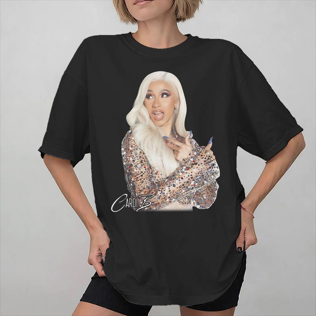 Unisex Women New Arrival Cardi B Tour Concerts Little Miss Drama 2026 Tour Tee T Shirt 100 Cotton Tshirts Clothing