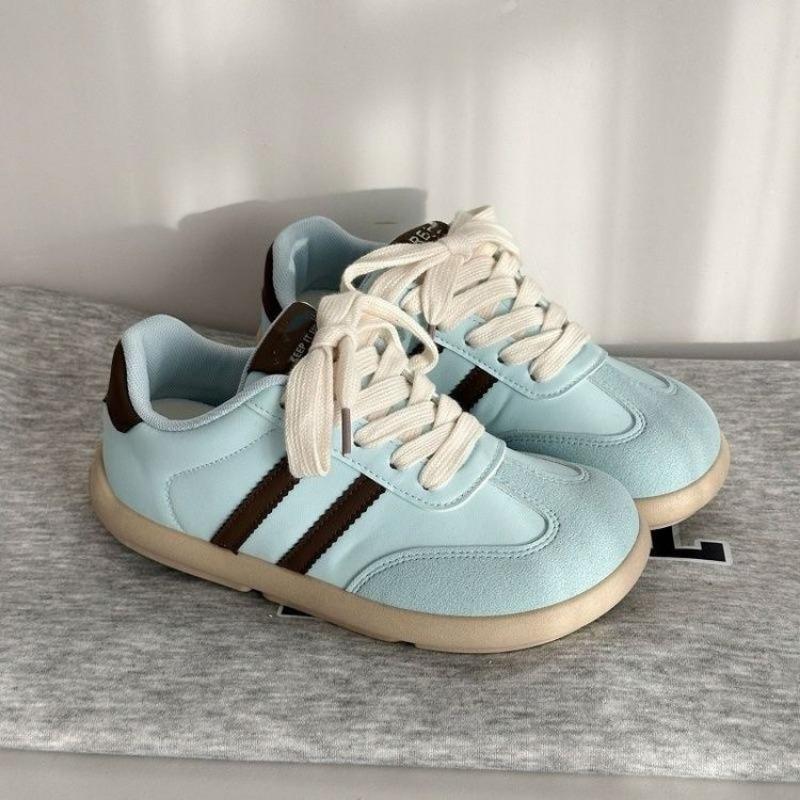 German Training Board Shoes Women's Big-head Spring Versatile Student Sports Forrest Gump White Sneakers