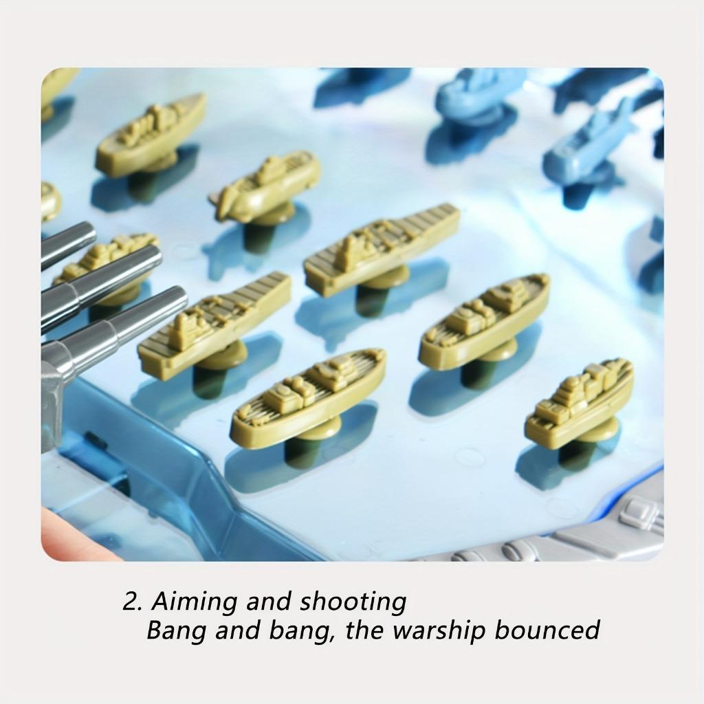 Navy Battleship Shooting Desková hra Hračky Bitevní střelba pro 2 hráče Hra Marbles Dospělí a děti Rodinná Party Game Boy Dárek k narozeninám, herní dárek