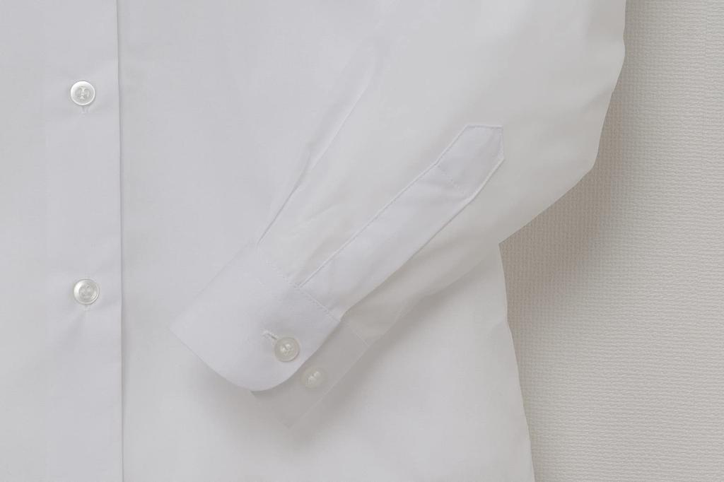 Long Sleeve Student School Size 165 To Japanese Size [Catch] Girls' Shirt, Shirt, White, Japan, (equivalent M)