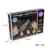 Children Light Mushroom Nail Puzzle Montessori Toy DIY Lamp Ball 3D Jigsaw Puzzle Game Intelligent Educational Toy for Kids Gift