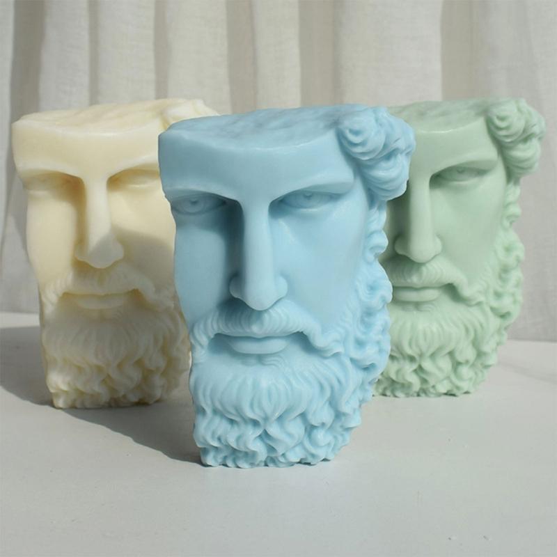 Statue Candle Silicone Mold for Making Candle Soap Plaster Ornament