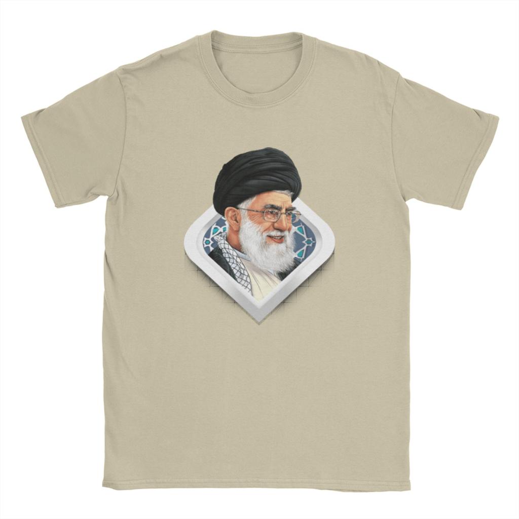 Casual TShirt Beach SSeyyed Ali KKhaUnisexei Hipster TShirts 100 Cotton Tshirt for Unisex Awesome Plus Size Short Sleeve Top Tees