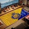 Al-Nassr Large Size Mouse Pad Large Gaming Table Cushion Non-slip Laptop Tablet Big Mousepad XXL Mat Mini PC Playmat With Lock edge