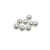 50Pcs Artificial Pearl Round Durable Imitation Pearls Loose White Beads Necklace Garment Costume Materials DIY