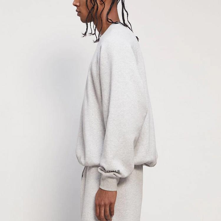 Fear of God Essentials FW20 Core Crew Neck Sweatshirt 'Heather Grey' Men's 0192250500224367