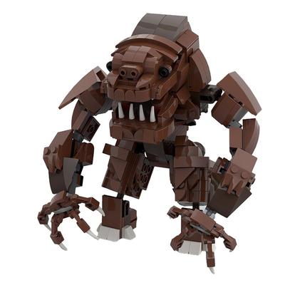 Uzay Behemoth Canavar Küçük Parçacıklı Birleştirilmiş Model Yapı Bloğu Oyuncak Hediye