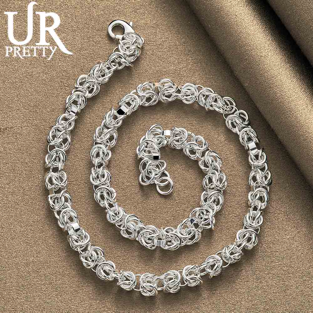 925 Sterling Silber Drachen Knochen Halskette Mode Hochzeit Schmuck