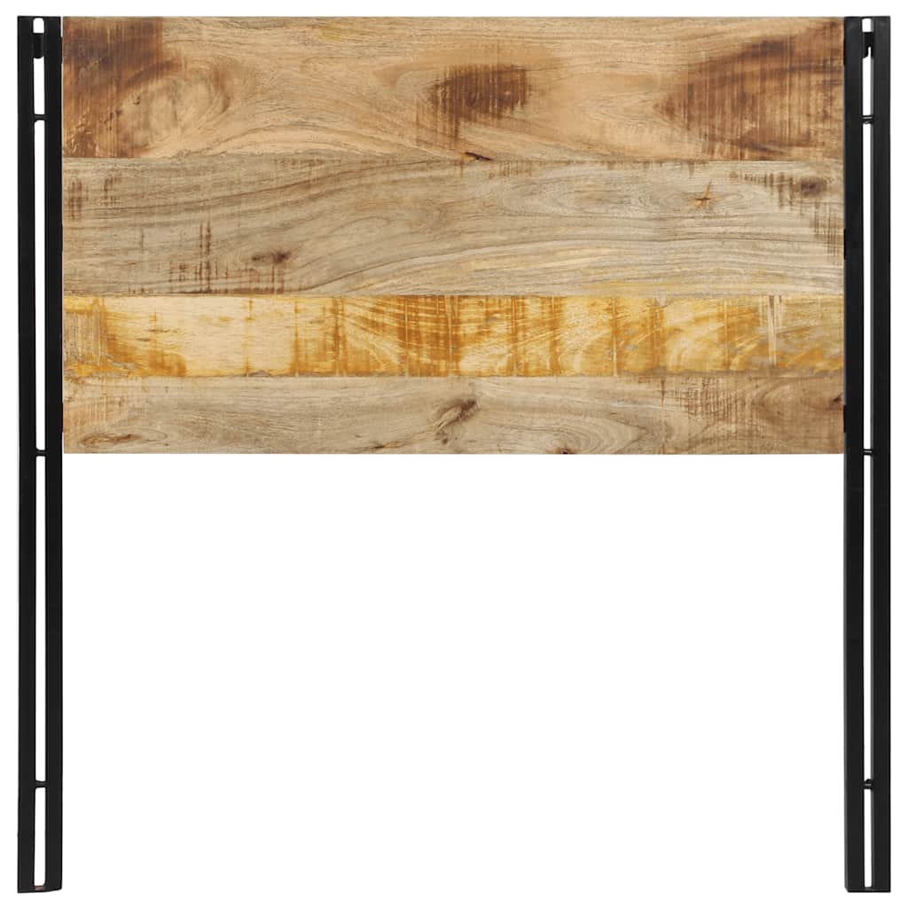 Headboard 100 cm Solid Mango Wood and Iron